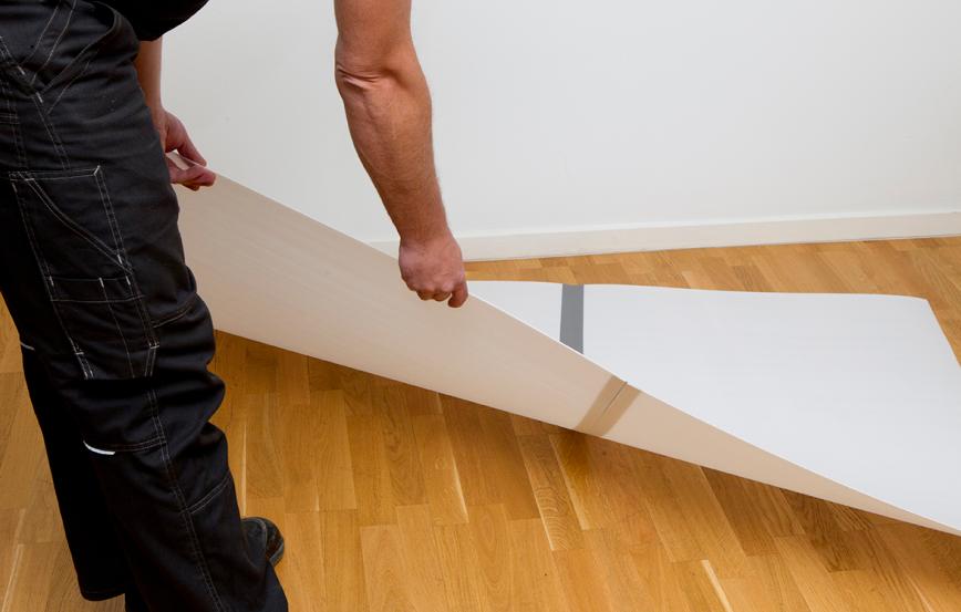 Avdekningsplast, RiaCover, Hvit, 800mm x 1200mm x 2,0 mm